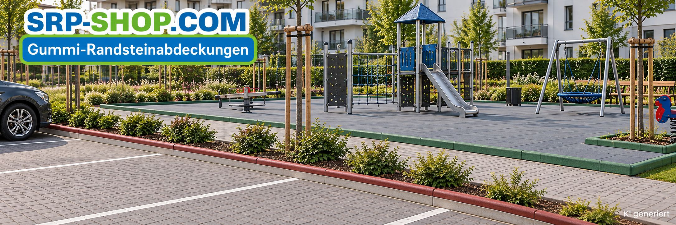 Gummi-Randsteinabdeckung für den Parkplatz